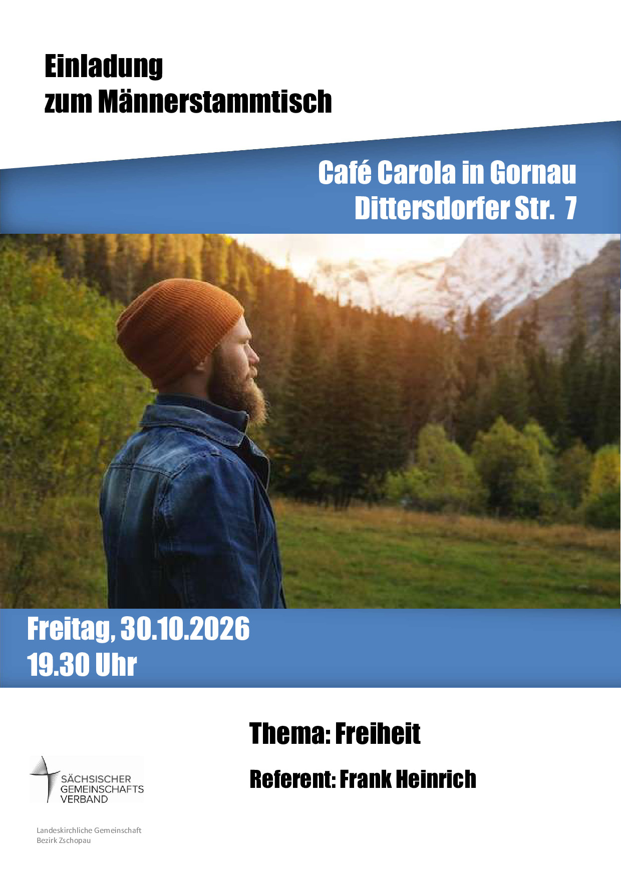 Du betrachtest gerade Männerstammtisch Oktober 2026