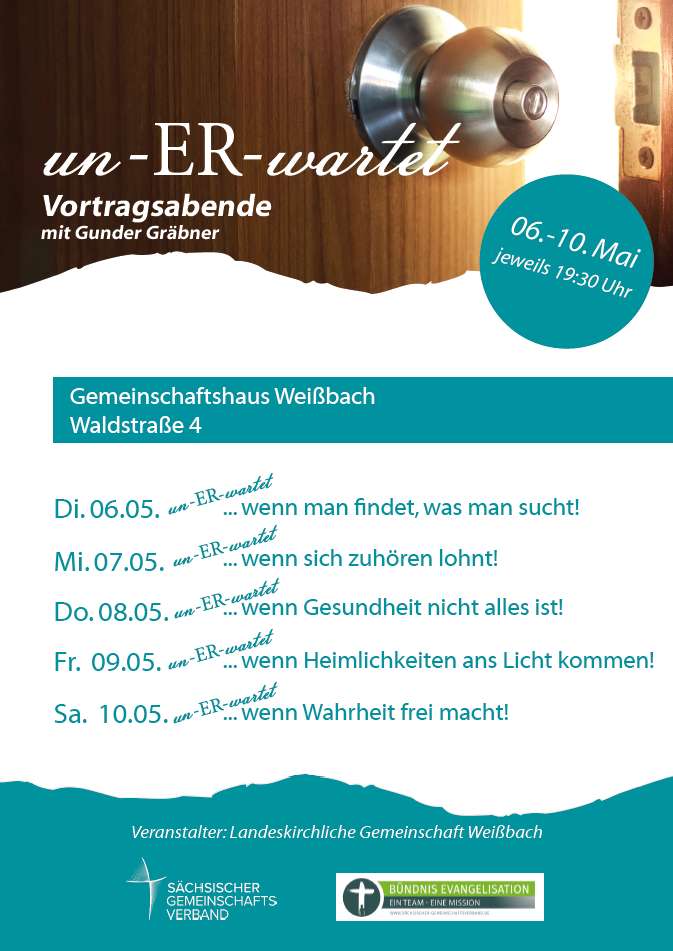 Mehr über den Artikel erfahren Vortragsabende Weißbach 2025