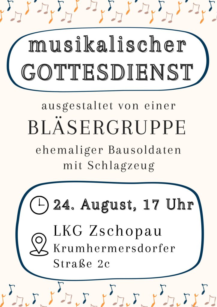 Mehr über den Artikel erfahren Musikalischer Gottesdienst