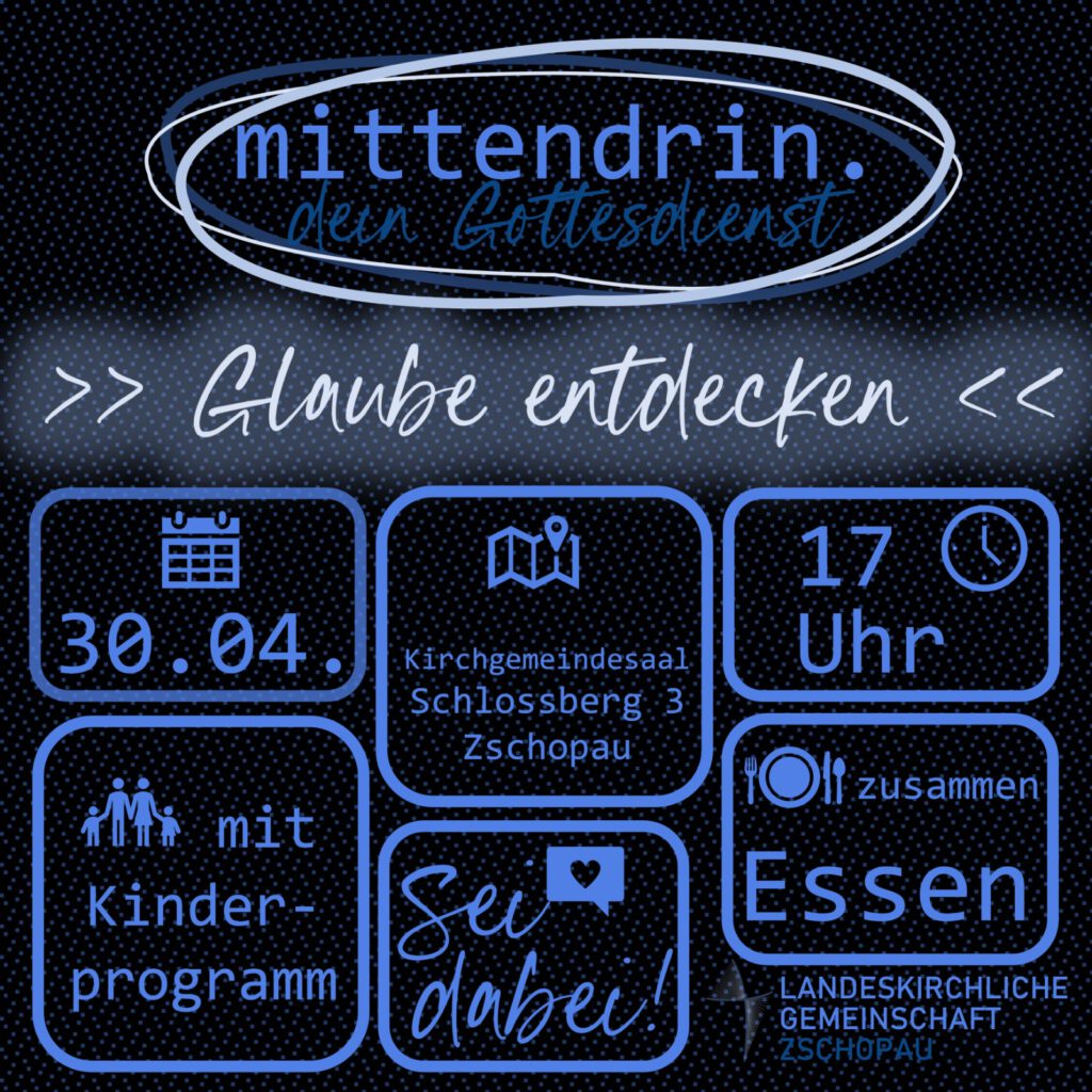 Read more about the article mittendrin April 2023 in Zschopau